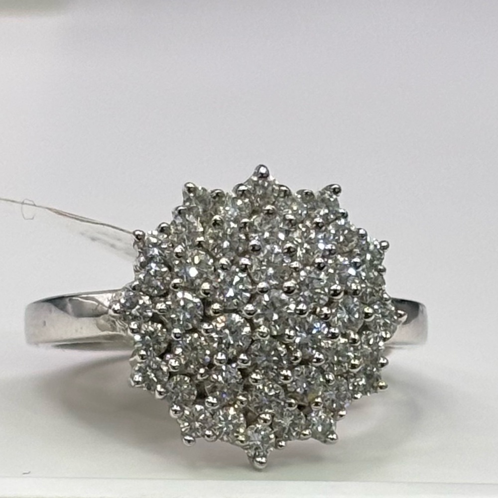 14k Solid Gold Diamond Ring Elegant Fine Jewelry … - image 4